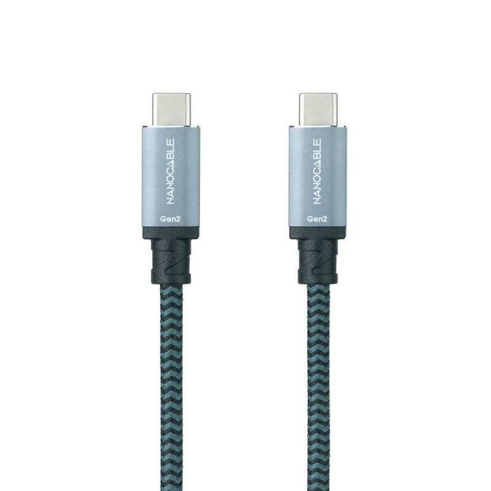 Cablu USB-C 3.1 NANOCABLE 10.01.4102-COMB 2 m Negru/Gri