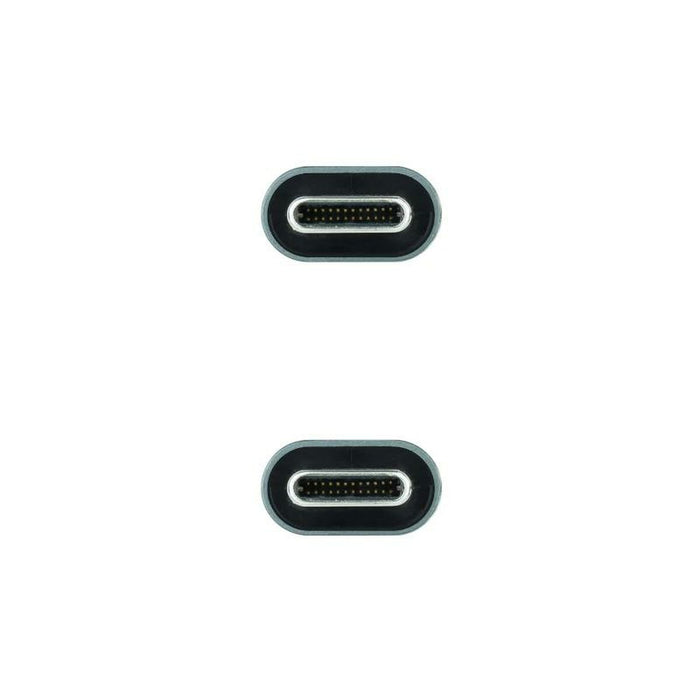 Cablu USB-C NANOCABLE 10.01.4301-L150 Negru 1,5 m 4K Ultra HD (1 Unități)