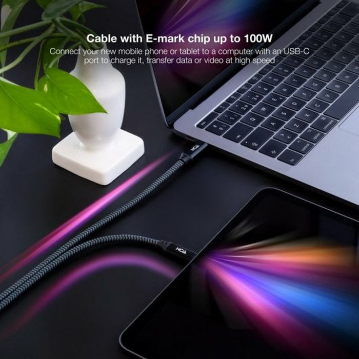 Cablu USB-C NANOCABLE 10.01.4302-COMB 2 m (1 Unități)