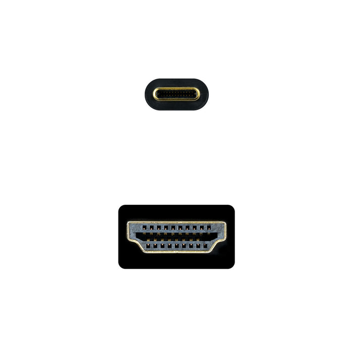 Cablu USB C la HDMI NANOCABLE 10.15.5133 3 m Negru 4K Ultra HD