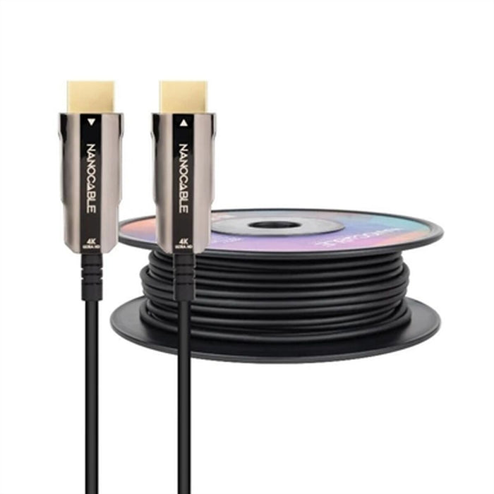 Cablu HDMI NANOCABLE 10.15.2050 50 m 4K Ultra HD 18 gbps Negru