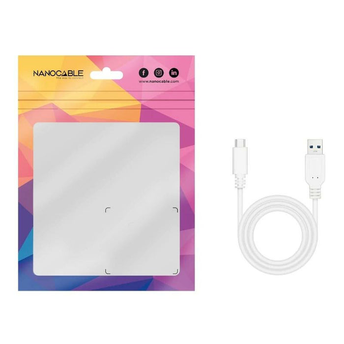 Cablu USB-C la USB NANOCABLE 10.01.4002-W Alb 2 m
