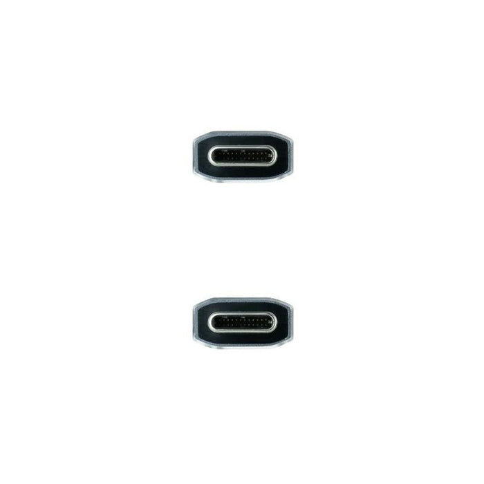 Cablu USB-C NANOCABLE 10.01.4103-COMB 3 m Negru Negru/Gri (1 Unități)