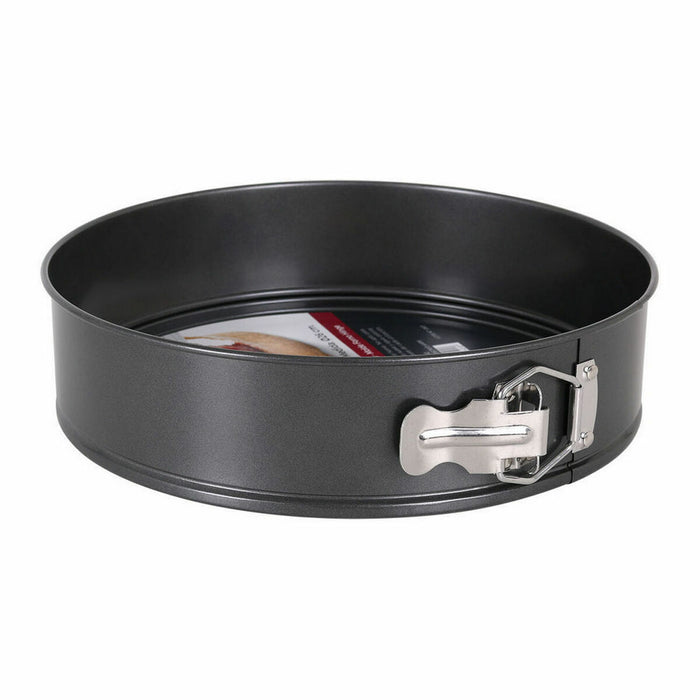 Formă de tort detașabilă Quttin 52275 Oțel carbon Negru 26 cm (6 Unități) (Ø 26 cm)