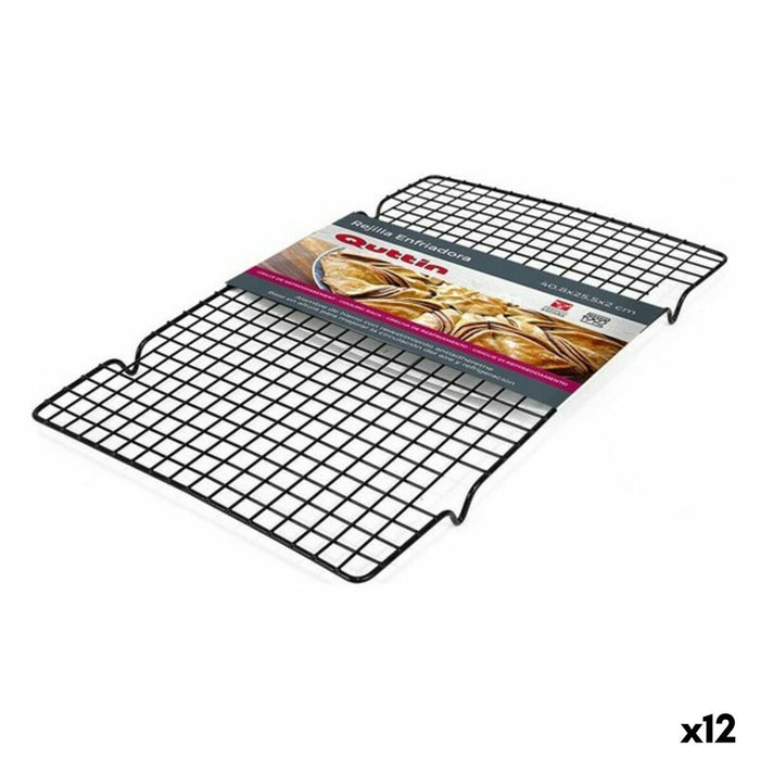Grătar răcire Quttin 63372 Metal Negru 40,8 x 25,5 x 20 cm (40,8 x 25,5 x 2 cm)