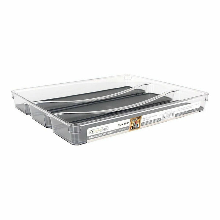 Organizator pentru tacâmuri Confortime Non Slip Pet 39,7 x 32 x 4,5 cm (12 Unități)