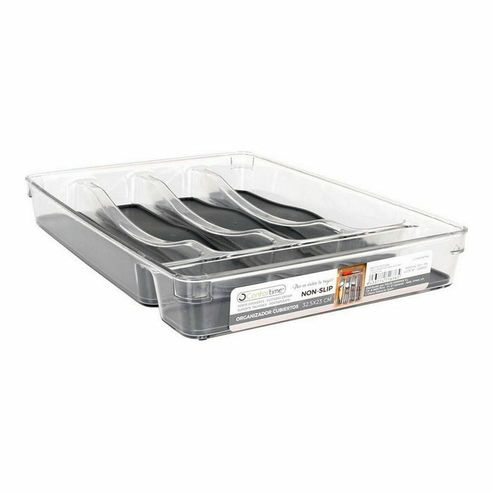 Organizator pentru tacâmuri Confortime Non Slip Pet 32,5 x 23 x 4,5 cm (12 Unități)