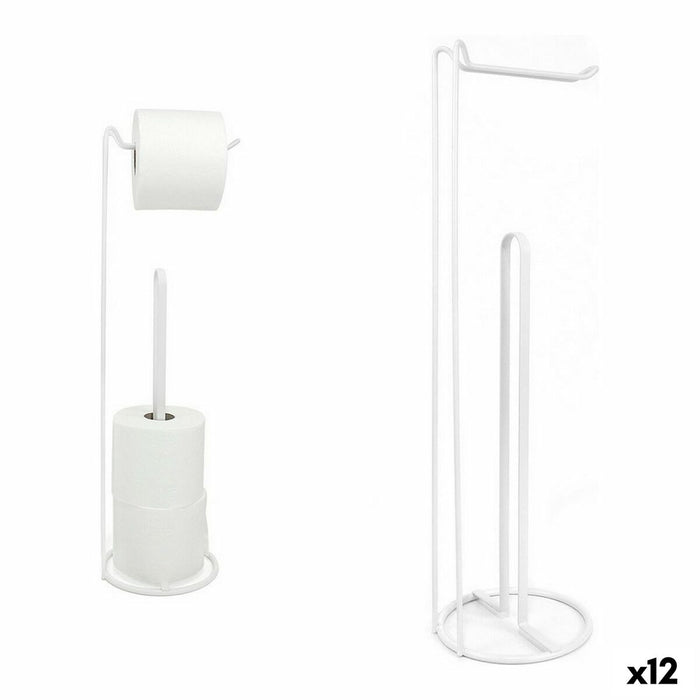 Suport pentru Role de Hârtie Igienică Confortime Alb 15 x 15 x 54 cm (12 Unități)