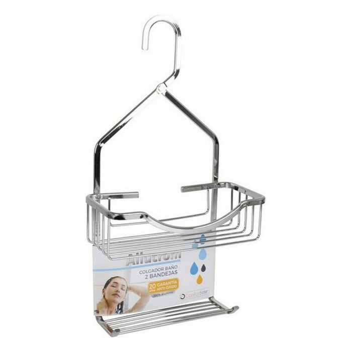 Agățătoare pentru duș Confortime 159126 Aluminiu Antioxidantă 27,8 x 11,6 x 49 cm (6 Unități) (27,8 x 11,6 x 49 cm)