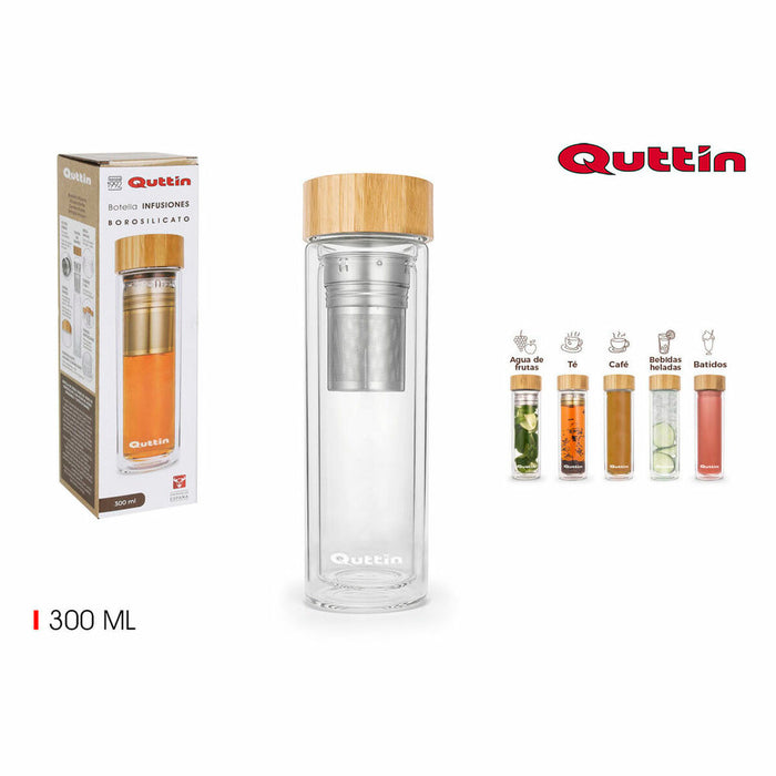 Sticlă (de pus lichide) Quttin Sticlă Sticlă borosilicată (300 ml)