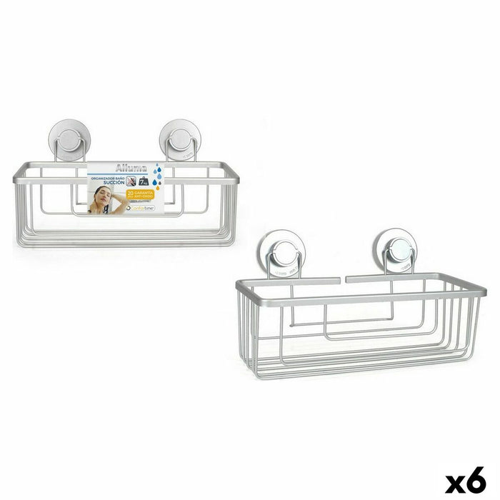 Suport Organizator pentru Baie Confortime Alluma Organizator Aspiraţie 30 x 13 x 14 cm (6 Unități) (30 x 13 x 14 cm)
