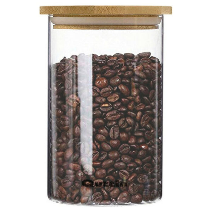 Staniu Quttin Bambus Sticlă borosilicată Stivuibil 10 x 17 cm (10 x 17 cm)