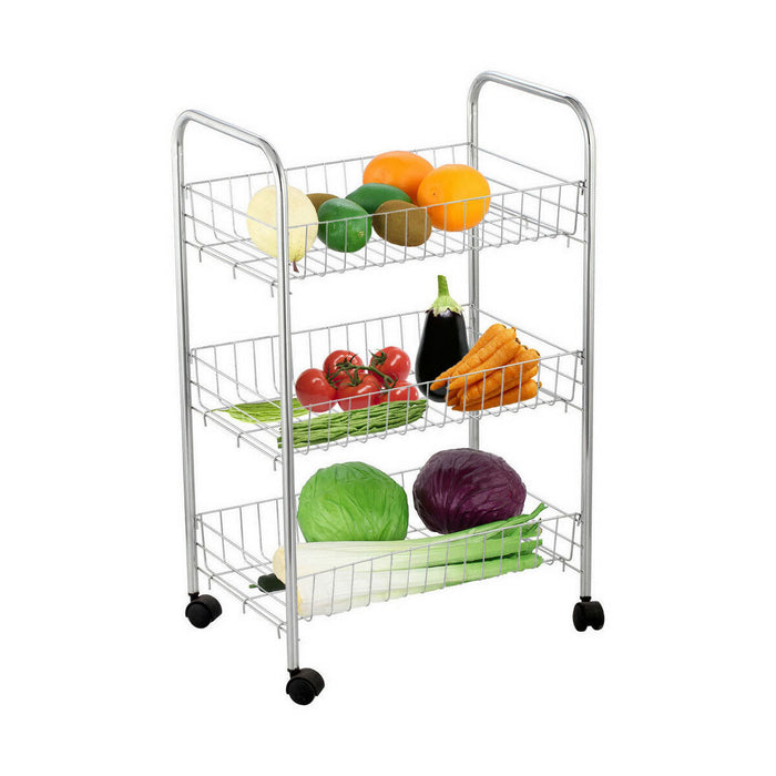 Organizator Confortime Metal Cromat (40 x 26 x 62 cm)