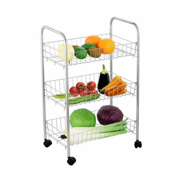 Organizator Confortime Metal Argintiu 40 x 26 x 62 cm (6 Unități)