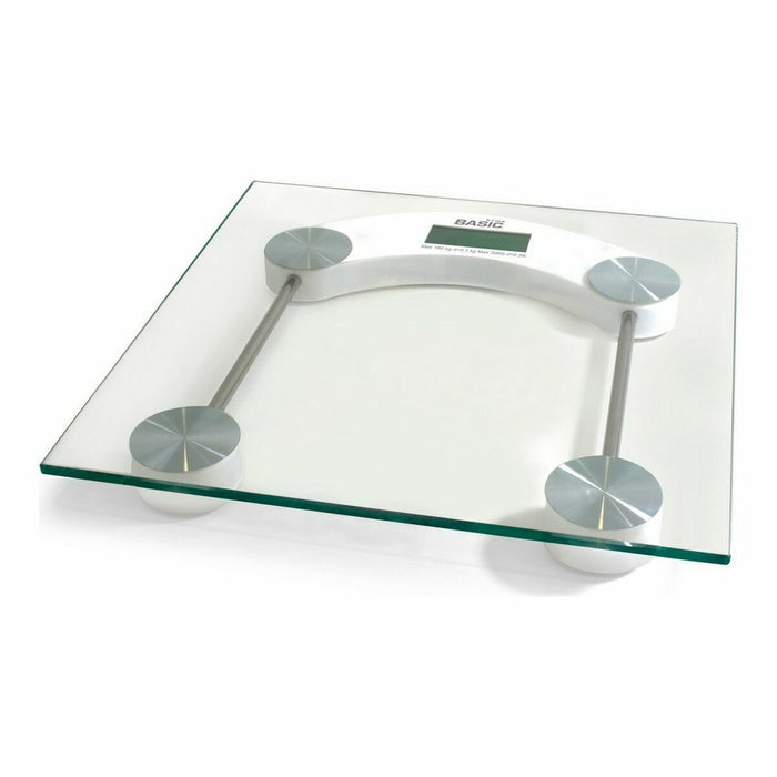 Cântar Digital de Baie Basic Home Transparent (6 Unități)