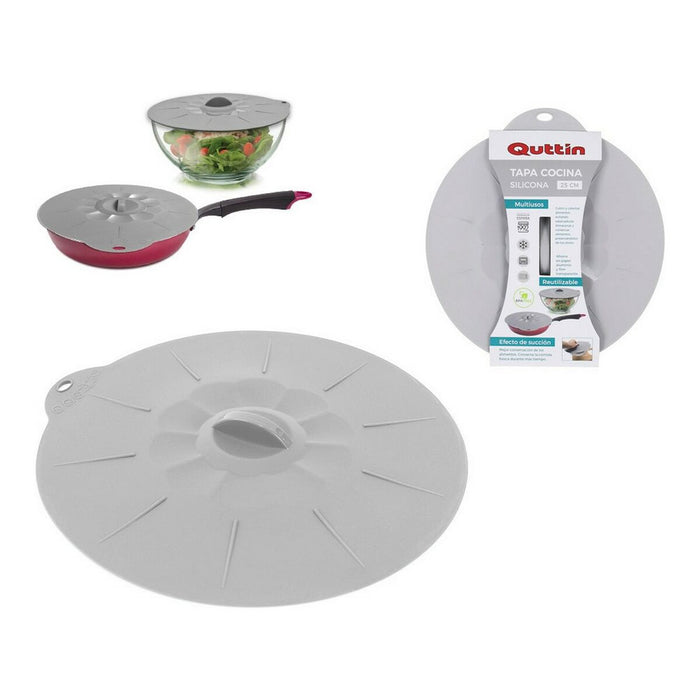 Capac pentru tigaie Quttin Silicon (25 x 2 cm)