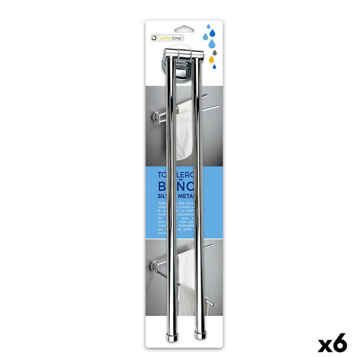 Bară pentru șervețele de bar Confortime Metal 47,5 x 6 x 4 cm (6 Unități)