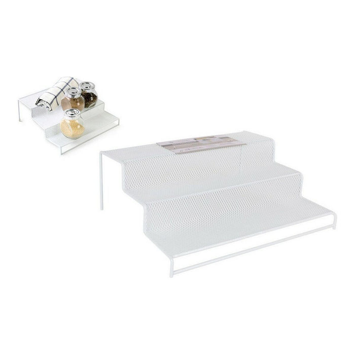 Organizator Confortime Metal Alb (26,5 x 25 x 9 cm)