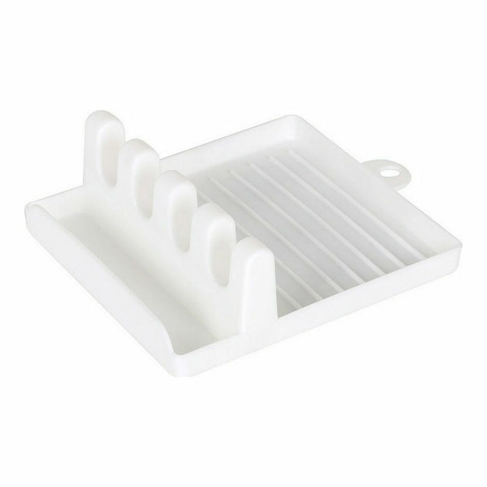 Suport pentru ustensile de bucătărie Quttin Alb 14 x 12,5 cm (48 Unități)