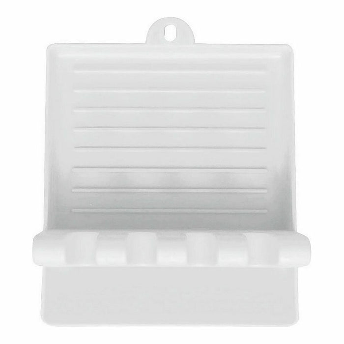 Suport pentru ustensile de bucătărie Quttin Alb 14 x 12,5 cm (48 Unități)