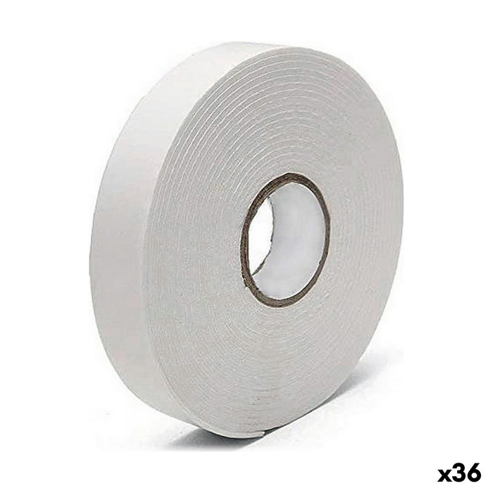 Bandă Adezivă Cu două fețe 5 m (36 Unități)