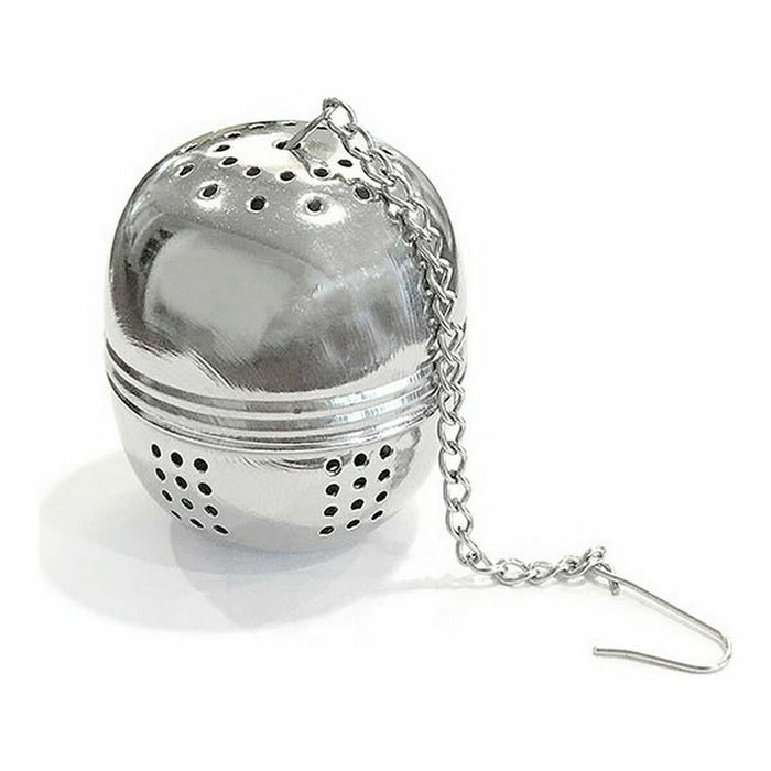 Filtru para infuzii Oțel inoxidabil Argintiu (48 Unități) (4,5 x 4 cm)