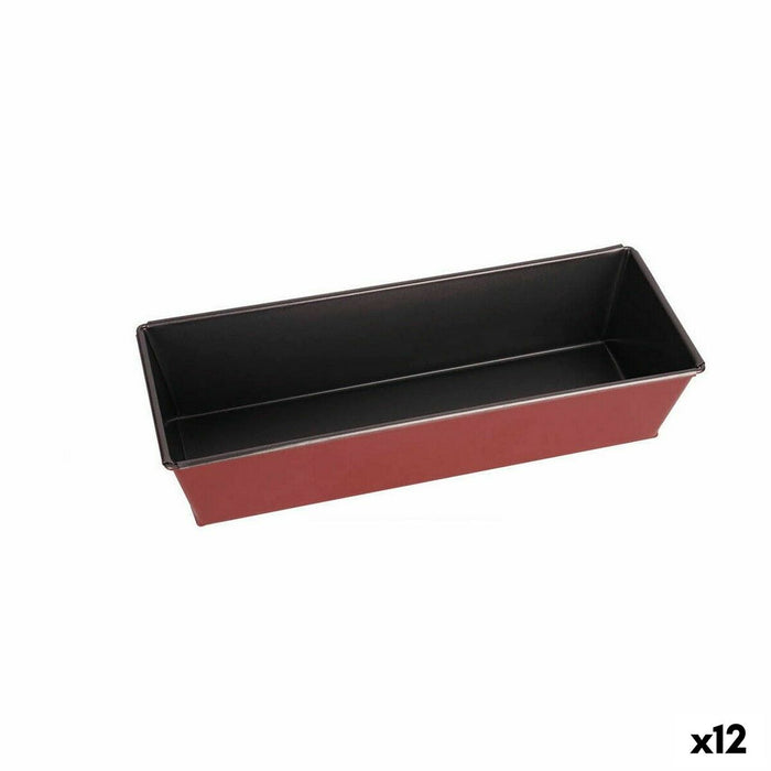 Formă pentru cuptor Quttin Cherry Oțel carbon 31 x 11 x 7 cm (12 Unități)