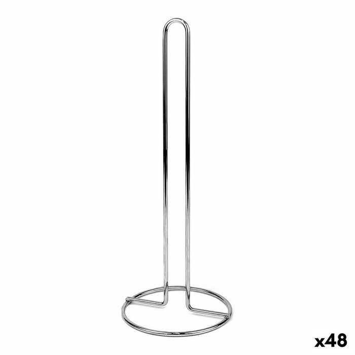 Suport pentru Role de Hârtie de Bucătărie Oțel Argintiu Metal 31 cm 5 mm (48 Unități)