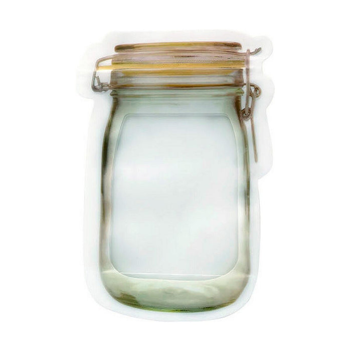 Set de pungi reutilizabile pentru alimente 6 Piese 10,5 x 15 x 5,4 cm (36 Unități)