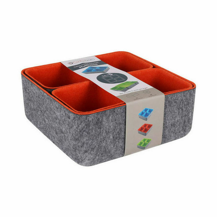 Organizatoare Confortime Pâslă 25,2 x 25 x 10 cm (6 Unități)