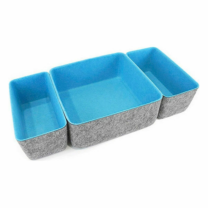 Set de Coșuri Confortime 3 Piese Pâslă (3 Piese) (6 Unități)