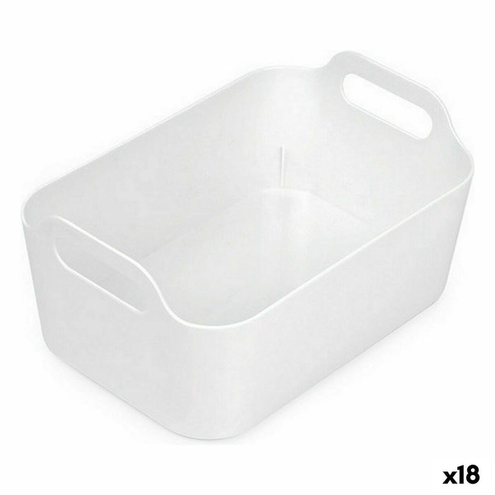 Coș Multifuncțional Confortime Alb 24 x 16,7 x 11,2 cm (18 Unități)