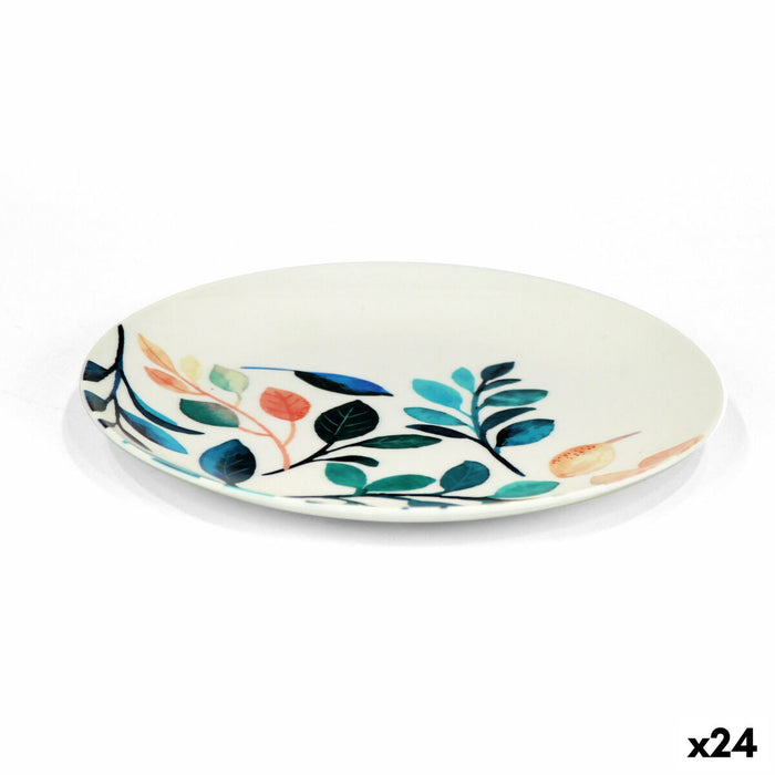 Farfurie pentru desert La Mediterránea Alba Melamina 20 x 20 x 1,5 cm (24 Unități)