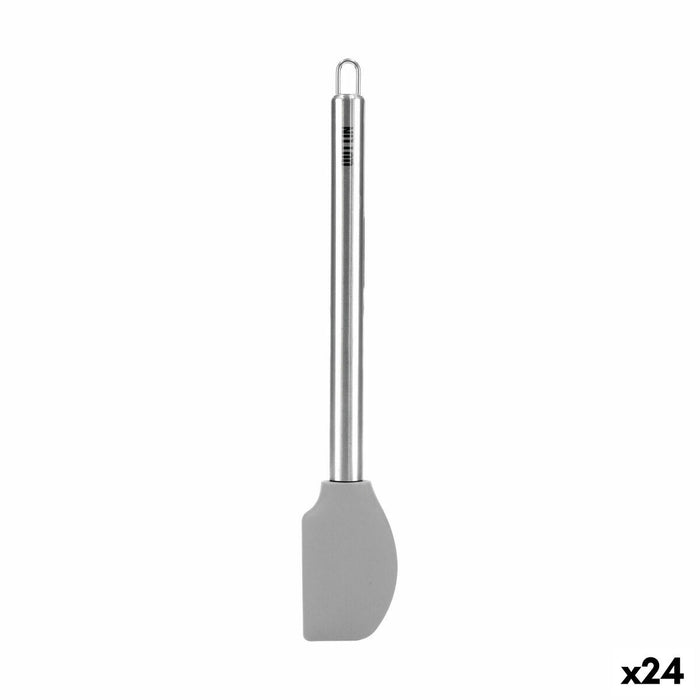 Spatulă pentru grătar Quttin Silicon Oțel inoxidabil Oțel 32,7 x 5,3 cm (24 Unități)