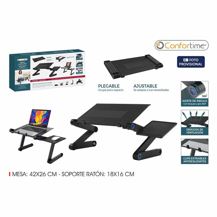 Masă reglabilă cu mai multe poziții pentru laptop Confortime 18 x 16 cm 42 x 26 cm