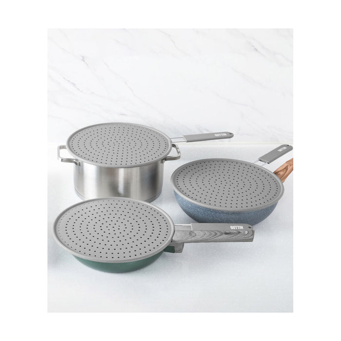 Capac pentru tigaie Quttin Capac anti-stropire 28 x 45,5 x 0,7 cm