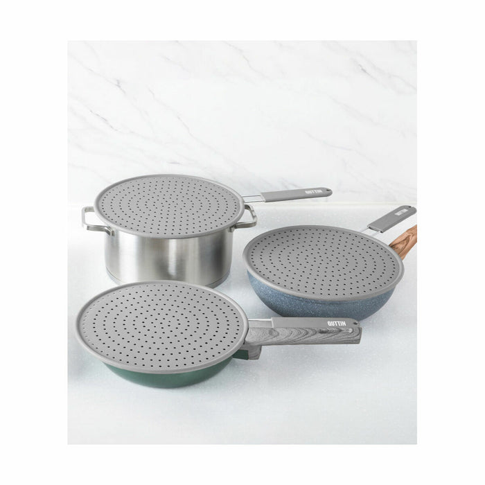 Capac pentru tigaie Quttin Capac anti-stropire Silicon 28 x 45,5 x 0,7 cm