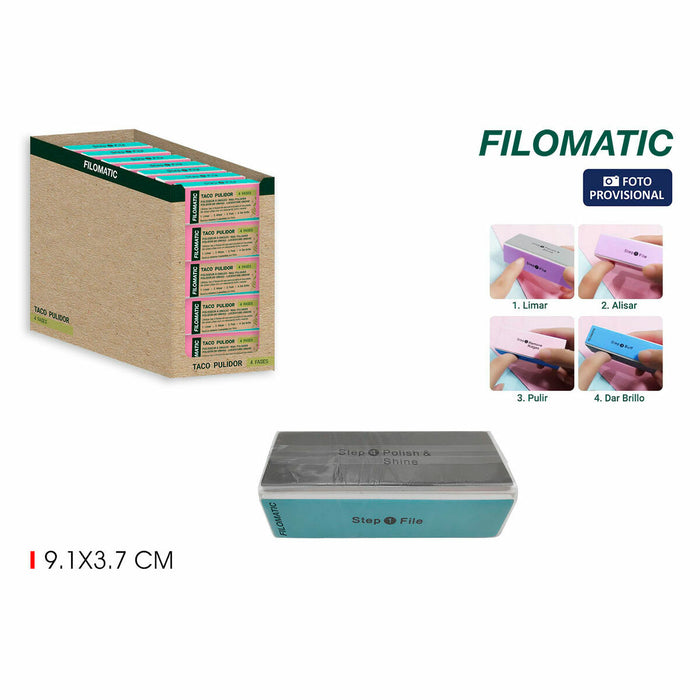 Pilă unghii Filomatic Multifuncție (24 Unități)