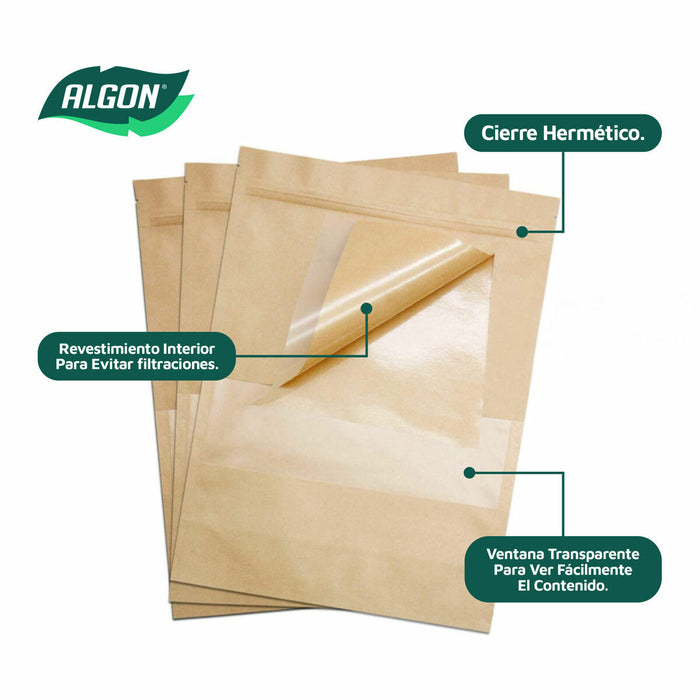 Set de pungi reutilizabile pentru alimente Algon Închidere ermetică 17 x 24 x 4 cm (24 Unități)