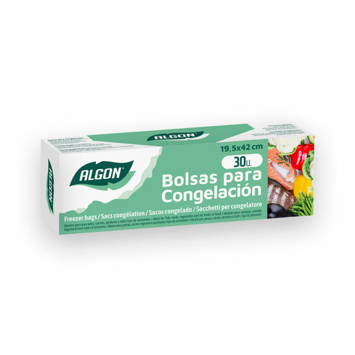 Set de pungi reutilizabile pentru alimente Algon 30 Piese 19,5 x 42 cm (24 Unități)