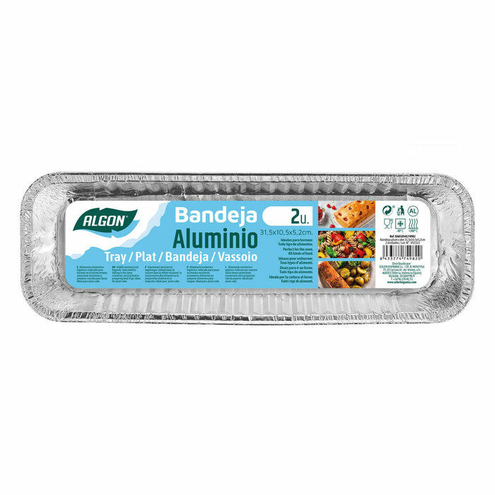 Set de Tăvi Algon Alungit (24 Unități)