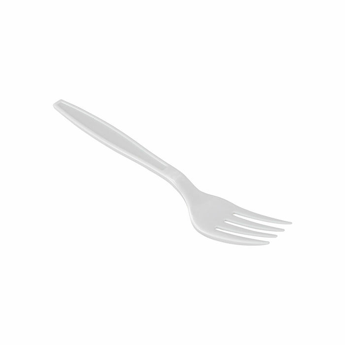 Set de Furculițe Algon Reutilizabil Alb 36 Unități 18 cm