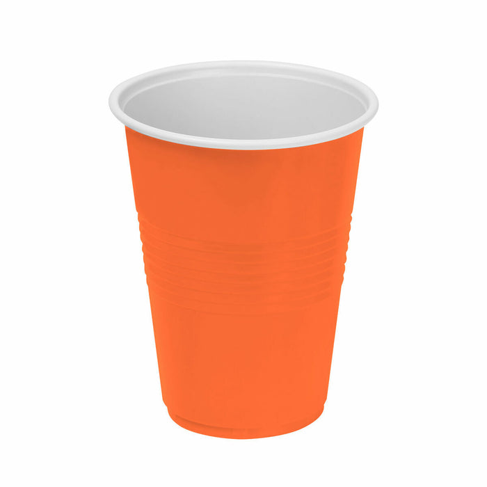 Set de pahare refolosibile Algon Portocaliu 48 Unități 450 ml (10 Piese)