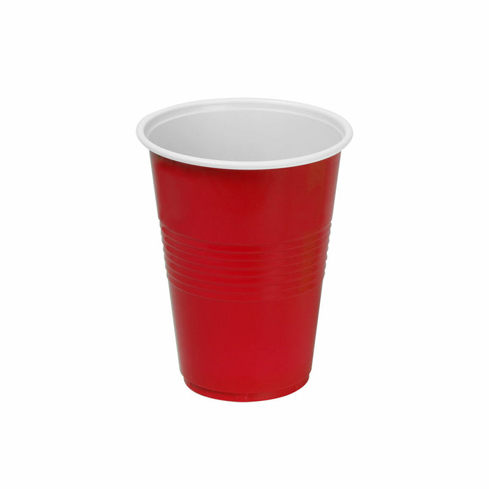 Set de pahare refolosibile Algon Roșu 24 Unități 250 ml (25 Piese)
