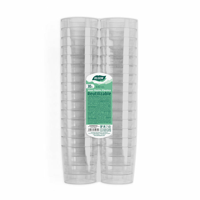 Set de pahare refolosibile Algon 3,3 L Transparent Mojito 6 Unități (30 Piese)