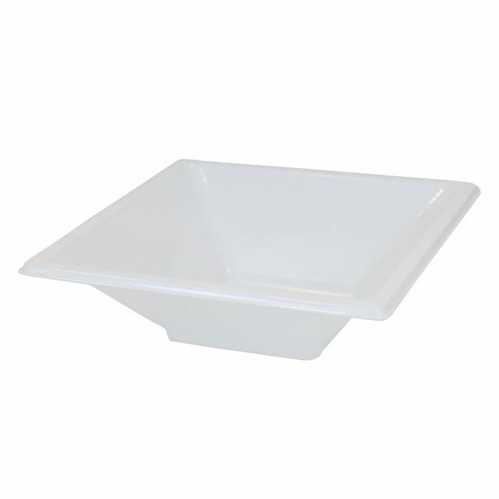 Set de boluri reutilizabile Algon Pătrat Alb 250 ml Plastic (24 Unități)