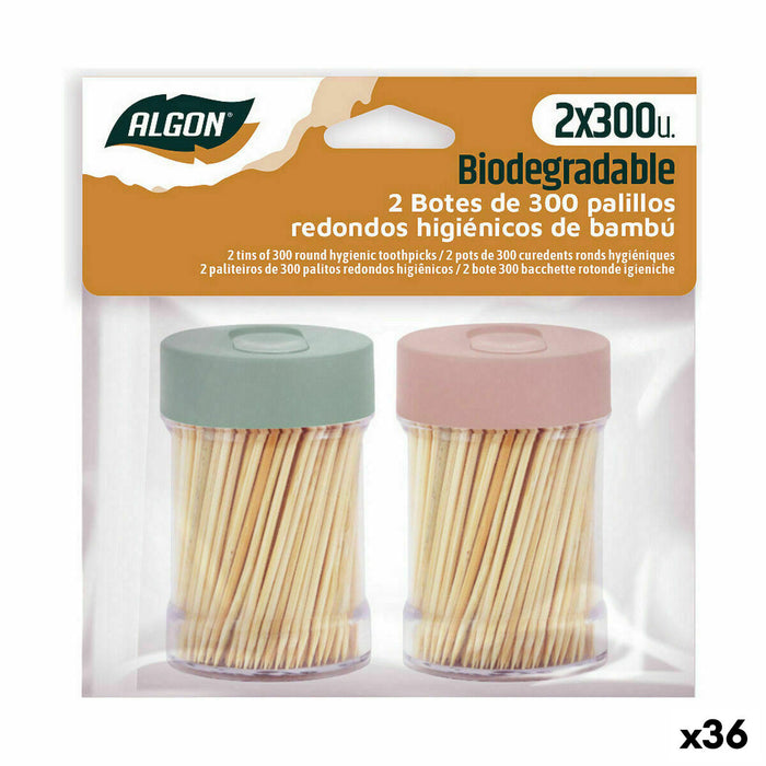 Scobitori Dentare Algon Set 600 Piese (36 Unități)