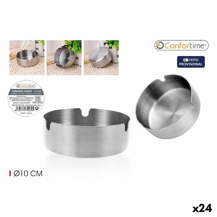 Scrumieră Confortime Oțel 10 x 3 cm (24 Unități)