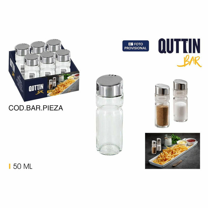 Suport pentru condimente Quttin Bar 50 ml (6 Piese) (12 Unități)
