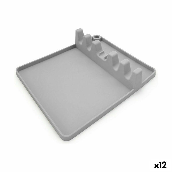 Suport pentru ustensile de bucătărie Quttin Silicon 20 x 17 x 4 cm (12 Unități)